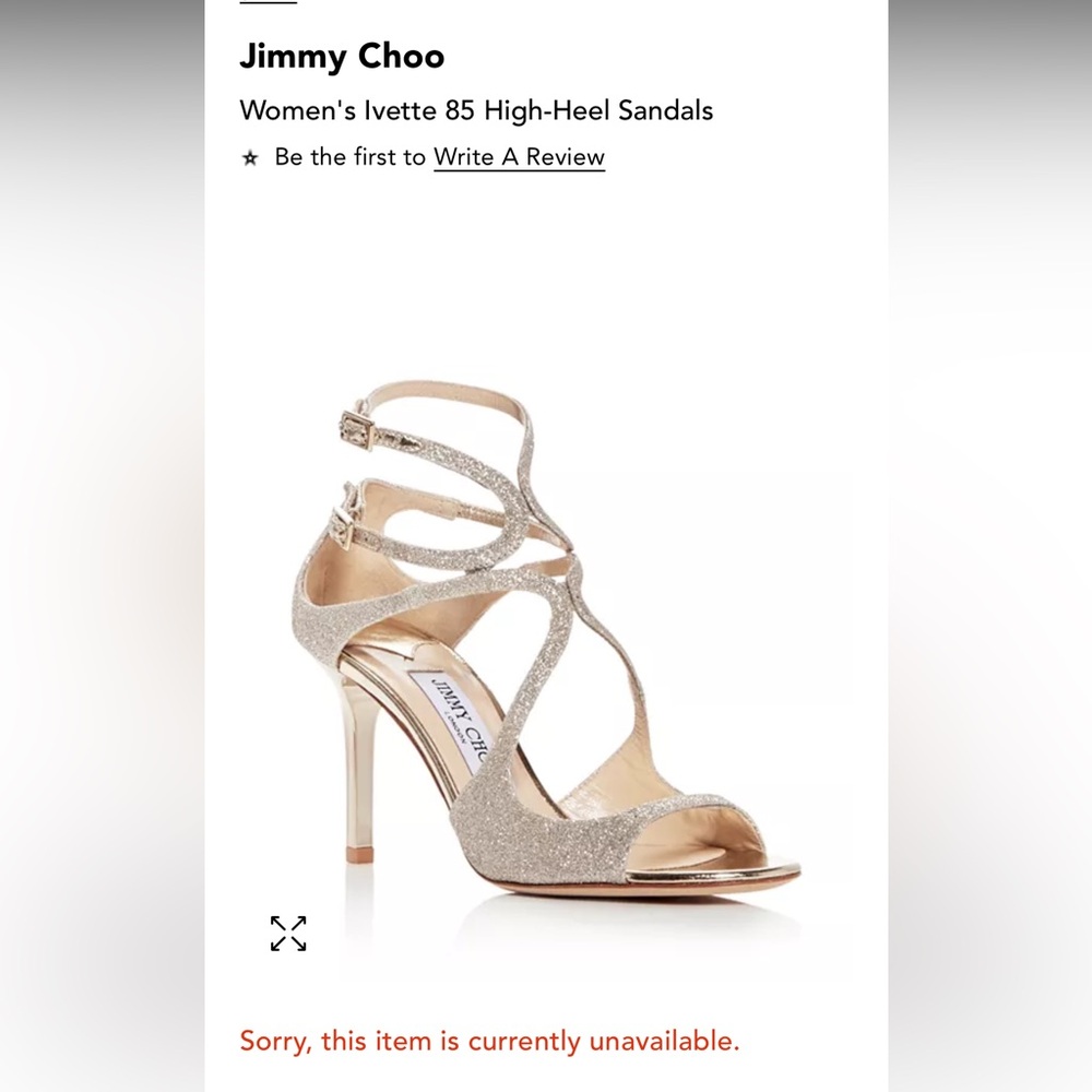 Jimmy choo worn once heels size 38.5 (8.5)